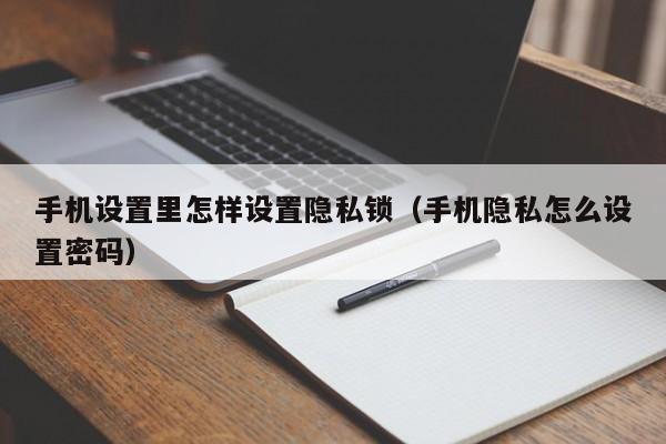 手机设置里怎样设置隐私锁（手机隐私怎么设置密码）